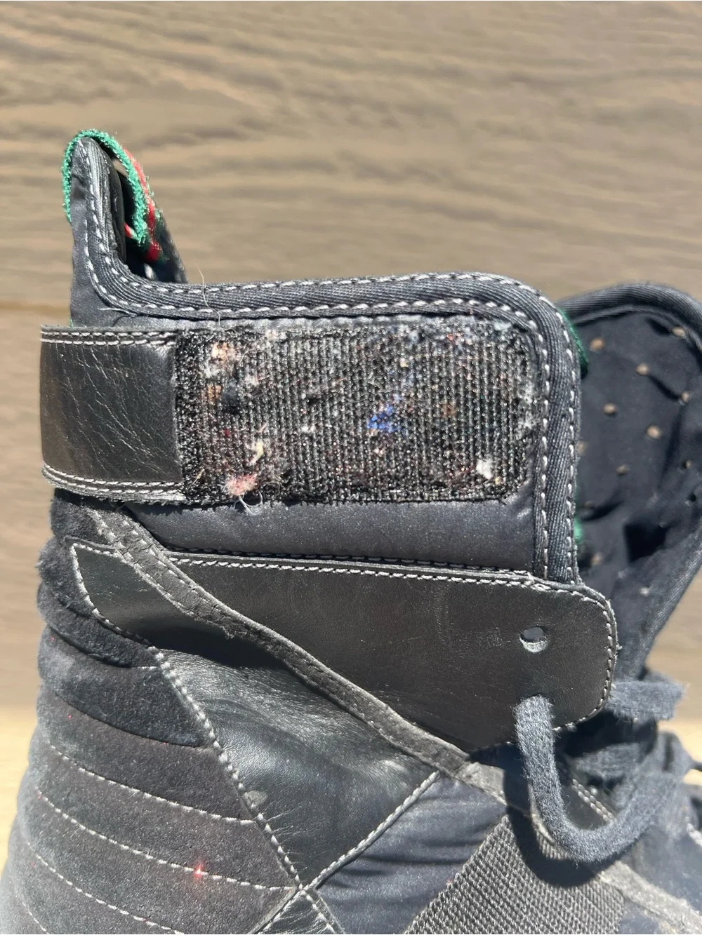 Men's GUCCI  Black High-Top Fashion Sneakers